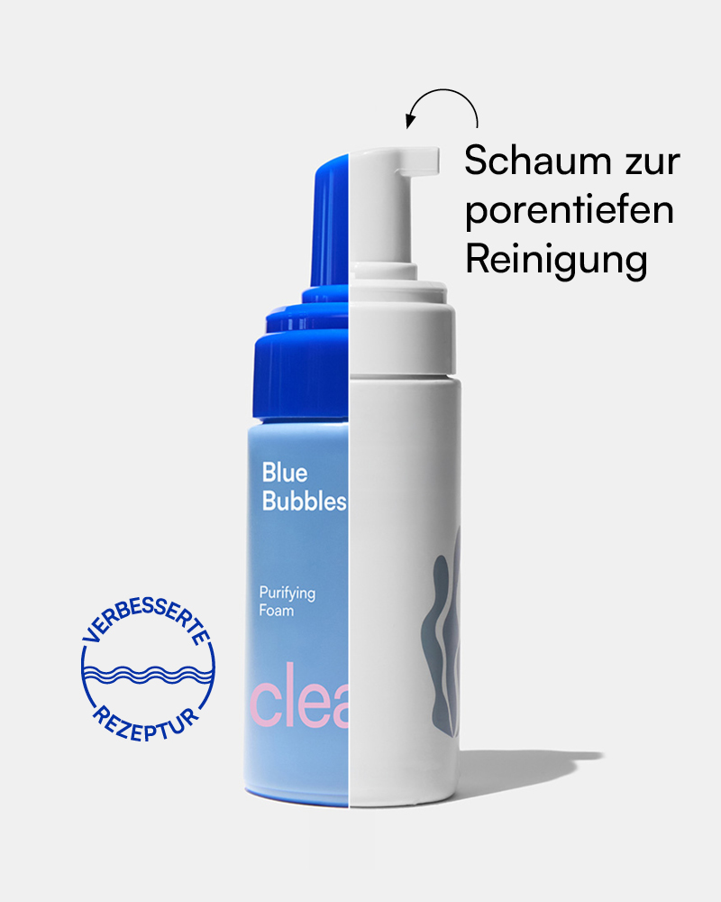 Deep pore cleansing foam | Blue Bubbles